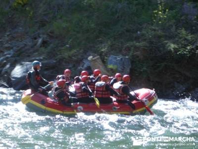 Rafting Noguera Pallaresa - Parque Nacional de Aigüestortes y Lago San Mauricio; pedraza velas